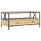 vidaXL Coffee Table Sonoma Oak 100x51x45 cm Engineered Wood