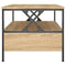vidaXL Coffee Table Sonoma Oak 100x51x45 cm Engineered Wood