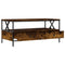 vidaXL Coffee Table Smoked Oak 100x51x45 cm Engineered Wood