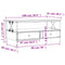 vidaXL Coffee Table Smoked Oak 100x51x45 cm Engineered Wood