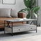 vidaXL Coffee Table Grey Sonoma 100x51x45 cm Engineered Wood