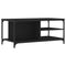 vidaXL Coffee Table Black 100x50x45 cm Engineered Wood
