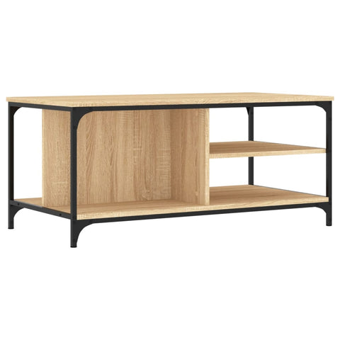 vidaXL Coffee Table Sonoma Oak 100x50x45 cm Engineered Wood