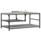 vidaXL Coffee Table Grey Sonoma 90x49x40 cm Engineered Wood