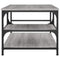 vidaXL Coffee Table Grey Sonoma 90x49x40 cm Engineered Wood