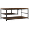 vidaXL Coffee Table Brown Oak 90x49x40 cm Engineered Wood