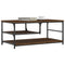 vidaXL Coffee Table Brown Oak 90x49x40 cm Engineered Wood