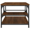 vidaXL Coffee Table Brown Oak 90x49x40 cm Engineered Wood