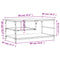 vidaXL Coffee Table Brown Oak 90x49x40 cm Engineered Wood