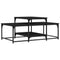 vidaXL Coffee Table Black 102x60x45 cm Engineered Wood