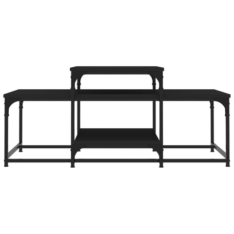 vidaXL Coffee Table Black 102x60x45 cm Engineered Wood