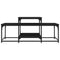vidaXL Coffee Table Black 102x60x45 cm Engineered Wood