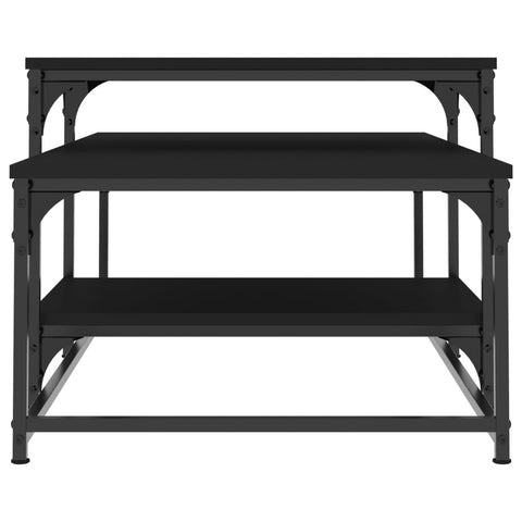 vidaXL Coffee Table Black 102x60x45 cm Engineered Wood