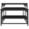 vidaXL Coffee Table Black 102x60x45 cm Engineered Wood