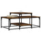 vidaXL Coffee Table Smoked Oak 102x60x45 cm Engineered Wood