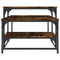 vidaXL Coffee Table Smoked Oak 102x60x45 cm Engineered Wood