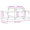 vidaXL Coffee Table Smoked Oak 102x60x45 cm Engineered Wood