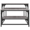 vidaXL Coffee Table Grey Sonoma 102x60x45 cm Engineered Wood