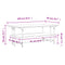 vidaXL Coffee Table Black 100x50x40 cm Engineered Wood