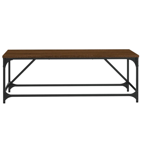 vidaXL Coffee Table Brown Oak 100x50x35 cm Engineered Wood