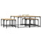 vidaXL Nesting Coffee Tables 5 pcs Sonoma Oak Engineered Wood