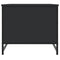 vidaXL Coffee Table Black 85.5x51x45 cm Engineered Wood