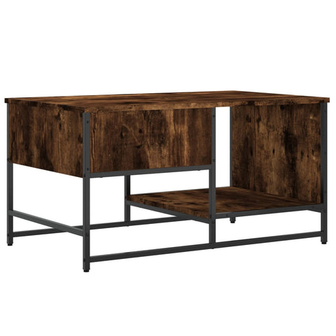 vidaXL Coffee Table Smoked Oak 85.5x51x45 cm Engineered Wood