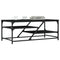 vidaXL Coffee Table Black 100x49x40 cm Engineered Wood