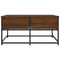 vidaXL Coffee Table Brown Oak 80x80x40 cm Engineered Wood
