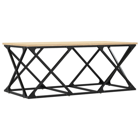 vidaXL Coffee Table Sonoma Oak 100x49x40 cm Engineered Wood