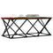 vidaXL Coffee Table Smoked Oak 100x49x40 cm Engineered Wood