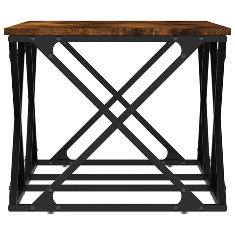 vidaXL Coffee Table Smoked Oak 100x49x40 cm Engineered Wood
