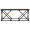 vidaXL Coffee Table Brown Oak 100x49x40 cm Engineered Wood