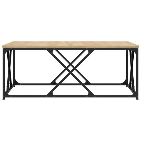 vidaXL Coffee Table Sonoma Oak 100x100x40 cm Engineered Wood