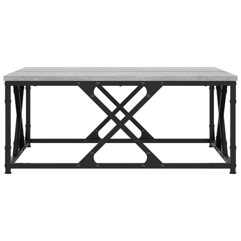vidaXL Coffee Table Grey Sonoma 70x70x30 cm Engineered Wood