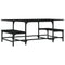 vidaXL Coffee Table Black 100x50.5x40 cm Engineered Wood