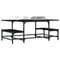 vidaXL Coffee Table Black 100x50.5x40 cm Engineered Wood