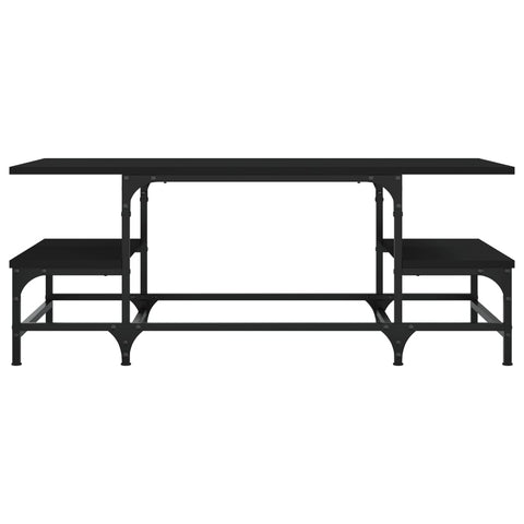 vidaXL Coffee Table Black 100x50.5x40 cm Engineered Wood
