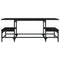 vidaXL Coffee Table Black 100x50.5x40 cm Engineered Wood