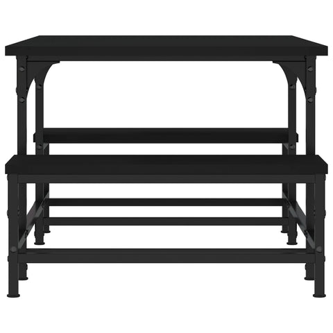 vidaXL Coffee Table Black 100x50.5x40 cm Engineered Wood