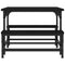 vidaXL Coffee Table Black 100x50.5x40 cm Engineered Wood