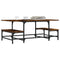 vidaXL Coffee Table Smoked Oak 100x50.5x40 cm Engineered Wood