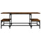 vidaXL Coffee Table Smoked Oak 100x50.5x40 cm Engineered Wood