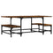 vidaXL Coffee Table Smoked Oak 100x50.5x40 cm Engineered Wood