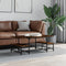 vidaXL Coffee Table Smoked Oak 100x50.5x40 cm Engineered Wood