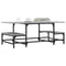 vidaXL Coffee Table Grey Sonoma 100x50.5x40 cm Engineered Wood