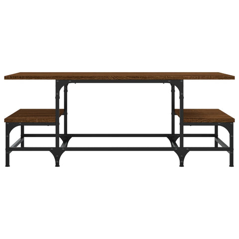 vidaXL Coffee Table Brown Oak 100x50.5x40 cm Engineered Wood
