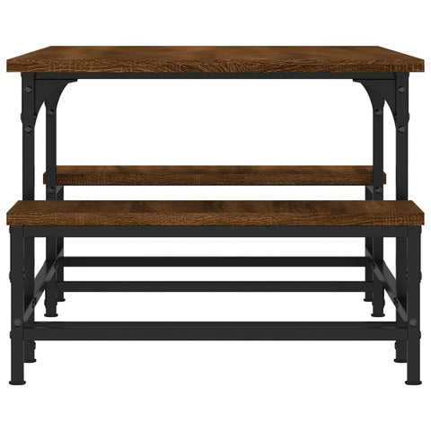 vidaXL Coffee Table Brown Oak 100x50.5x40 cm Engineered Wood