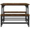 vidaXL Coffee Table Brown Oak 100x50.5x40 cm Engineered Wood