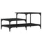 vidaXL Coffee Table Black 100x50.5x45 cm Engineered Wood